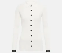 White Label - Cardigan in maglia a coste