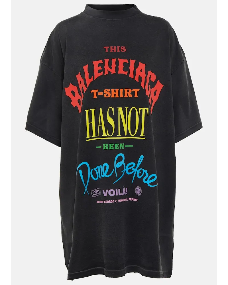 Balenciaga T-shirt Not Been Done in jersey di cotone Nero