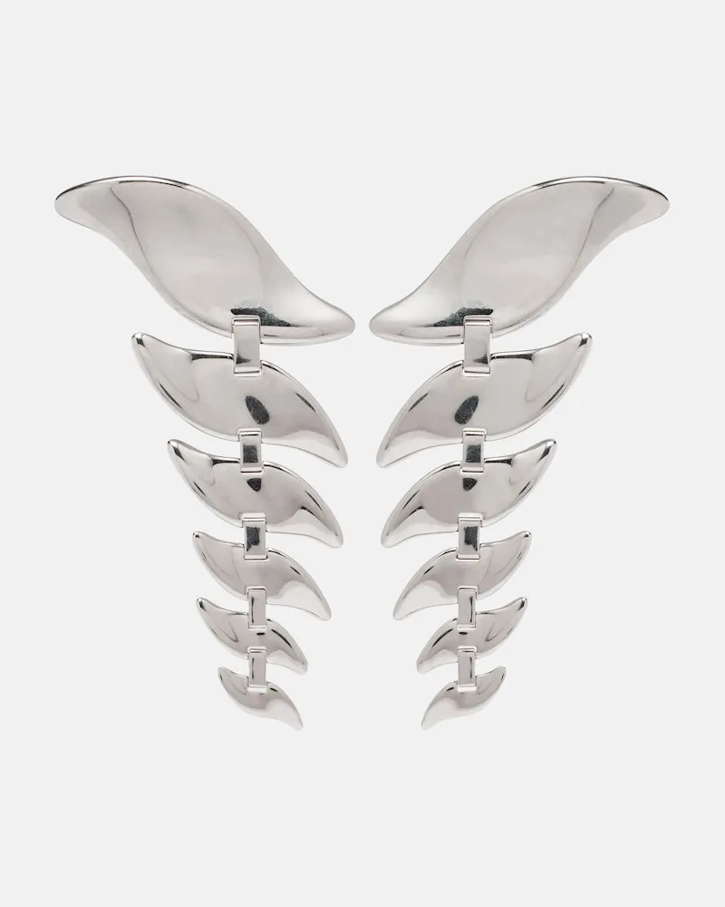 KHAITE Orecchini pendenti Leaf Argento