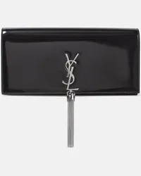 Saint Laurent Clutch Kate in pelle Nero