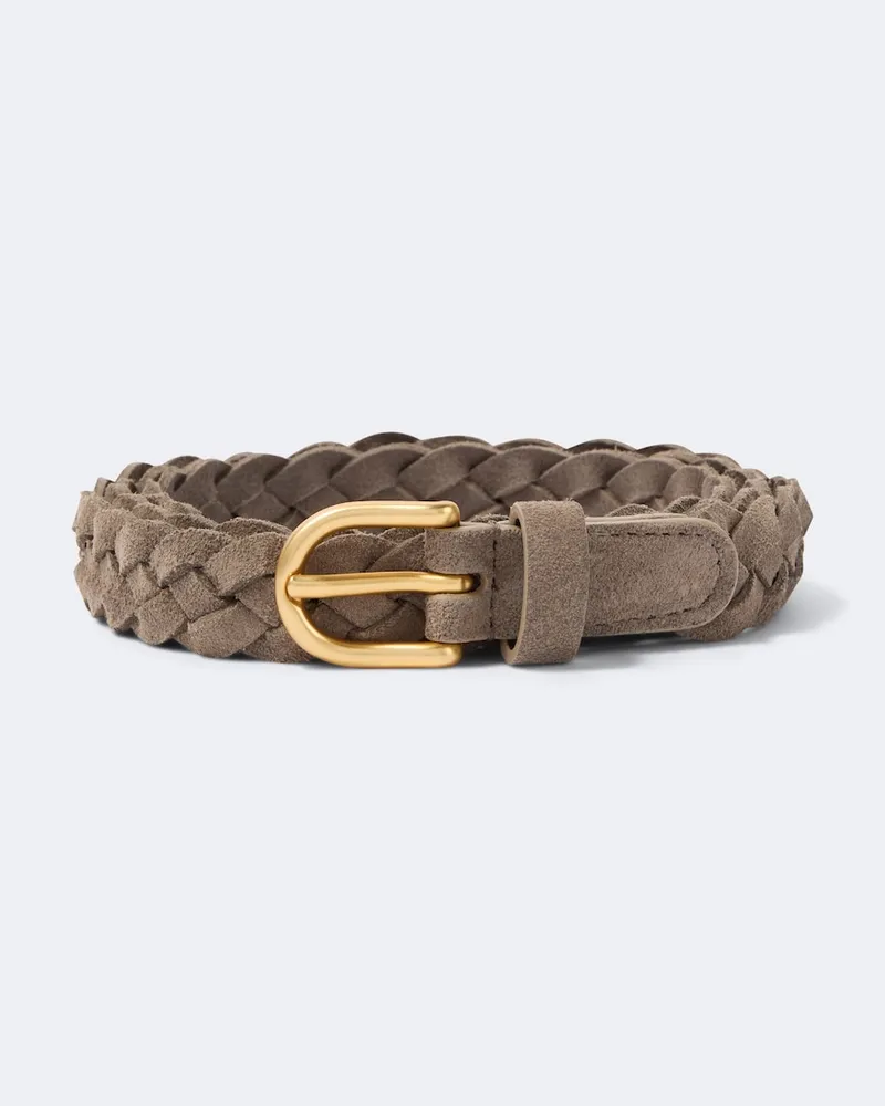 LARDINI Cintura in suede Beige