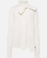 Loewe Camicia con fiocco Bianco