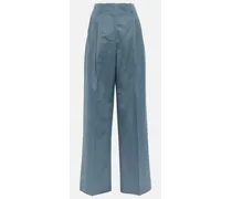 Pantaloni Gaugin in cotone e ramia