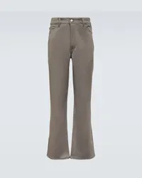 Our Legacy Pantaloni flared in lana Grigio