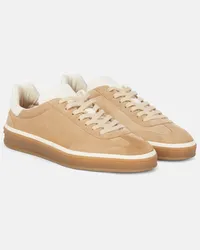 Loro Piana Sneakers Tennis Walk in suede Beige