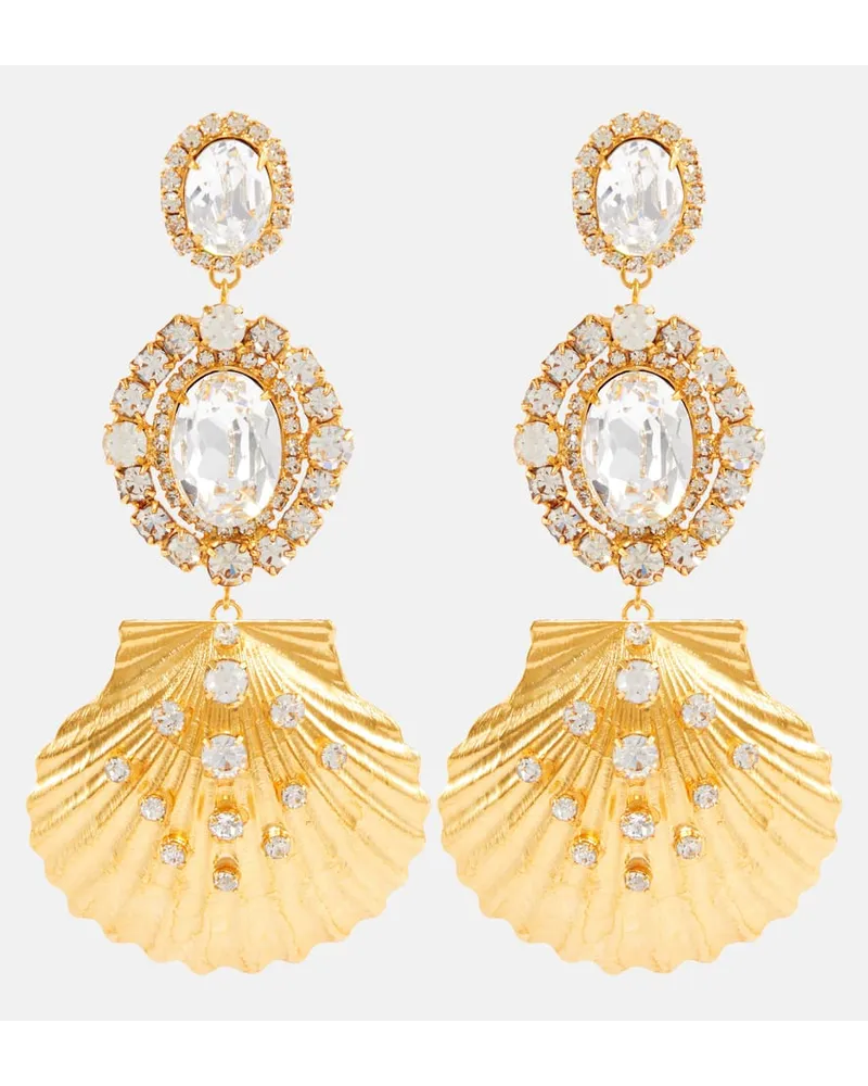 Jennifer Behr Orecchini Arista con cristalli Oro