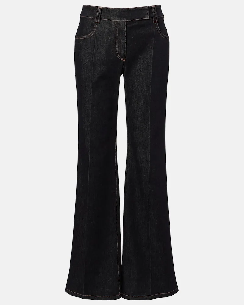 Brunello Cucinelli Jeans flared Monili Nero