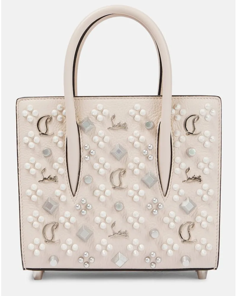 Christian Louboutin Borsa Paloma Mini in pelle Beige