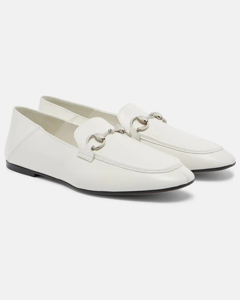 Gucci Mocassini Jordaan Horsebit in pelle Bianco