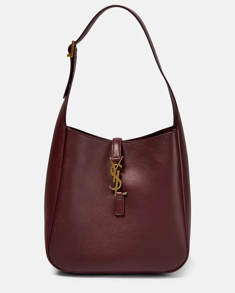 Saint Laurent Borsa a spalla Le 5 Ã  7 Small in pelle Rosso
