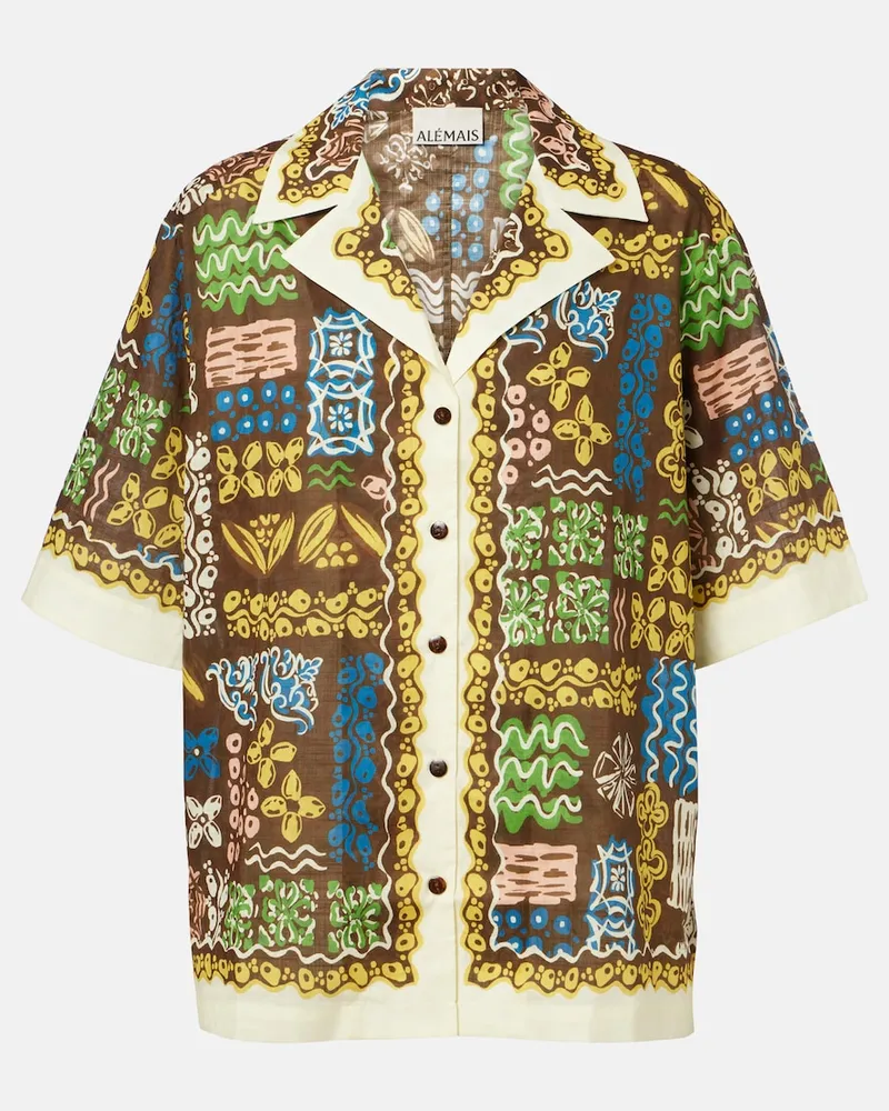 ALEMAIS AlÃ©mais Camicia Minnie in cotone con stampa floreale Multicolore