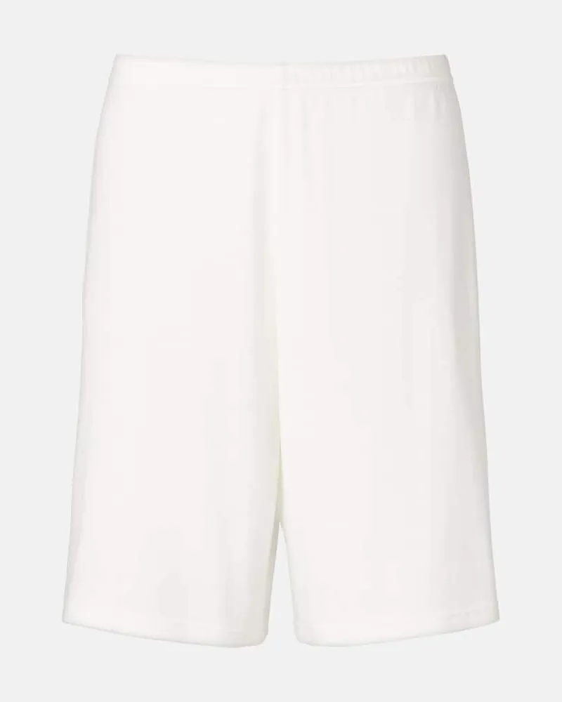 The Row Bermuda Larissa in cotone Bianco