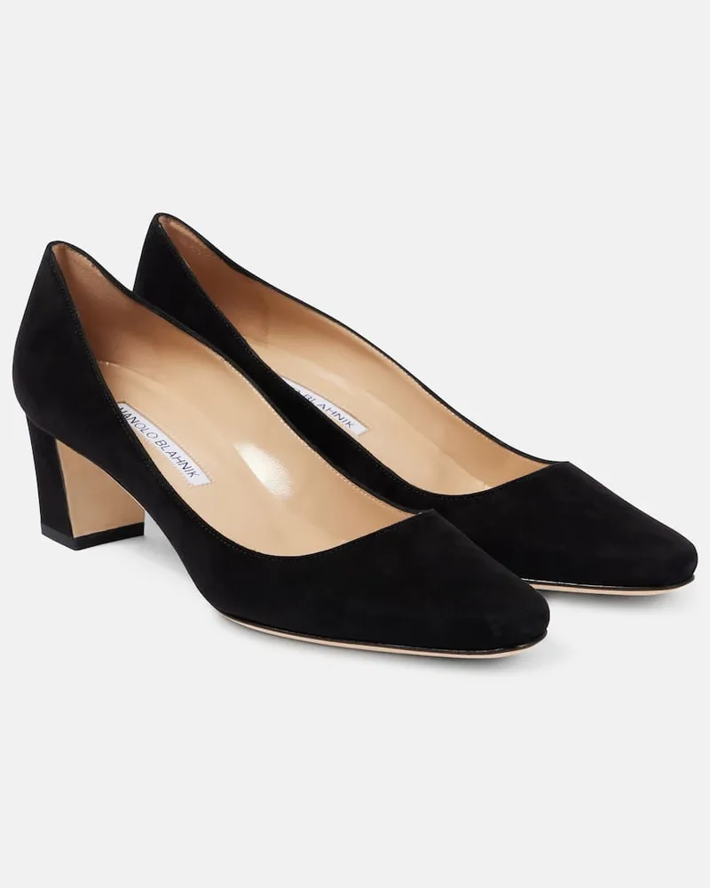 Manolo Blahnik Pumps Okkatopia 50 in suede Nero