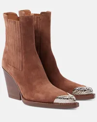 Paris Texas Stivaletti Dallas 100 in suede Marrone