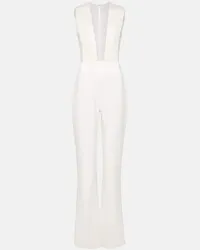 GALVAN Bridal - Jumpsuit flared Soho Bianco