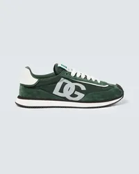 Dolce & Gabbana Sneakers Aria DG in suede Verde