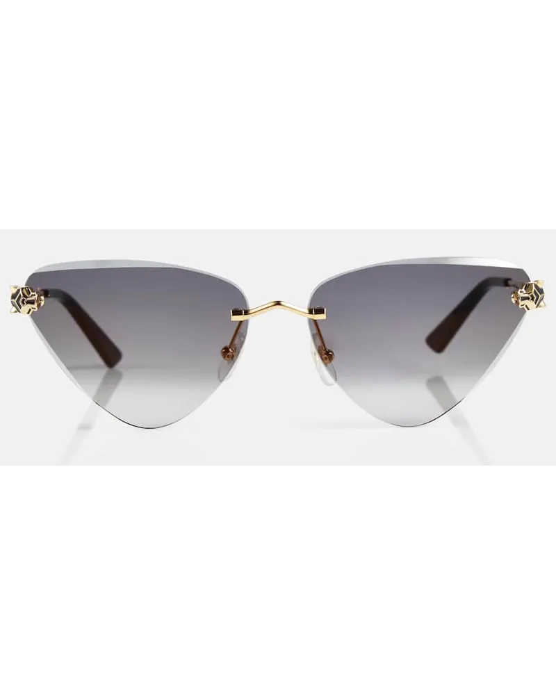 Cartier Occhiali da sole cat-eye Oro