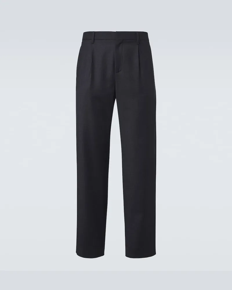 AGNONA Pantaloni a gamba larga in lana Blu