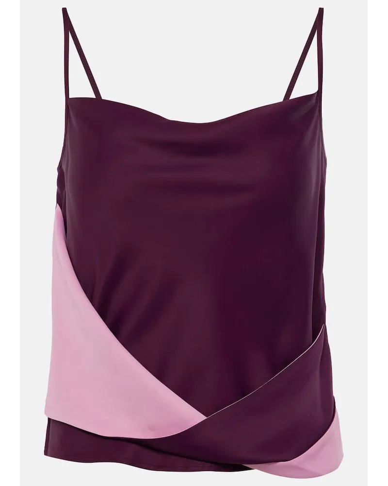 J.W.Anderson Top in raso Viola