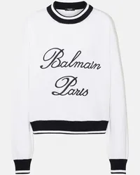 Balmain Pullover Balmain Signature con ricamo Nero