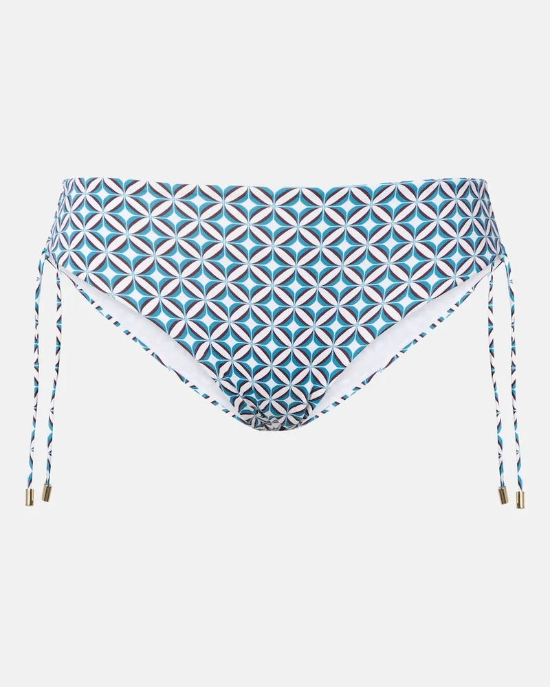 Max Mara Slip bikini Sibilla con stampa Blu