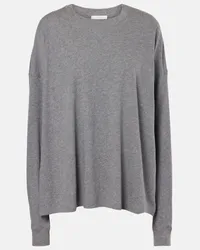 The Row Top Ura in cotone Grigio