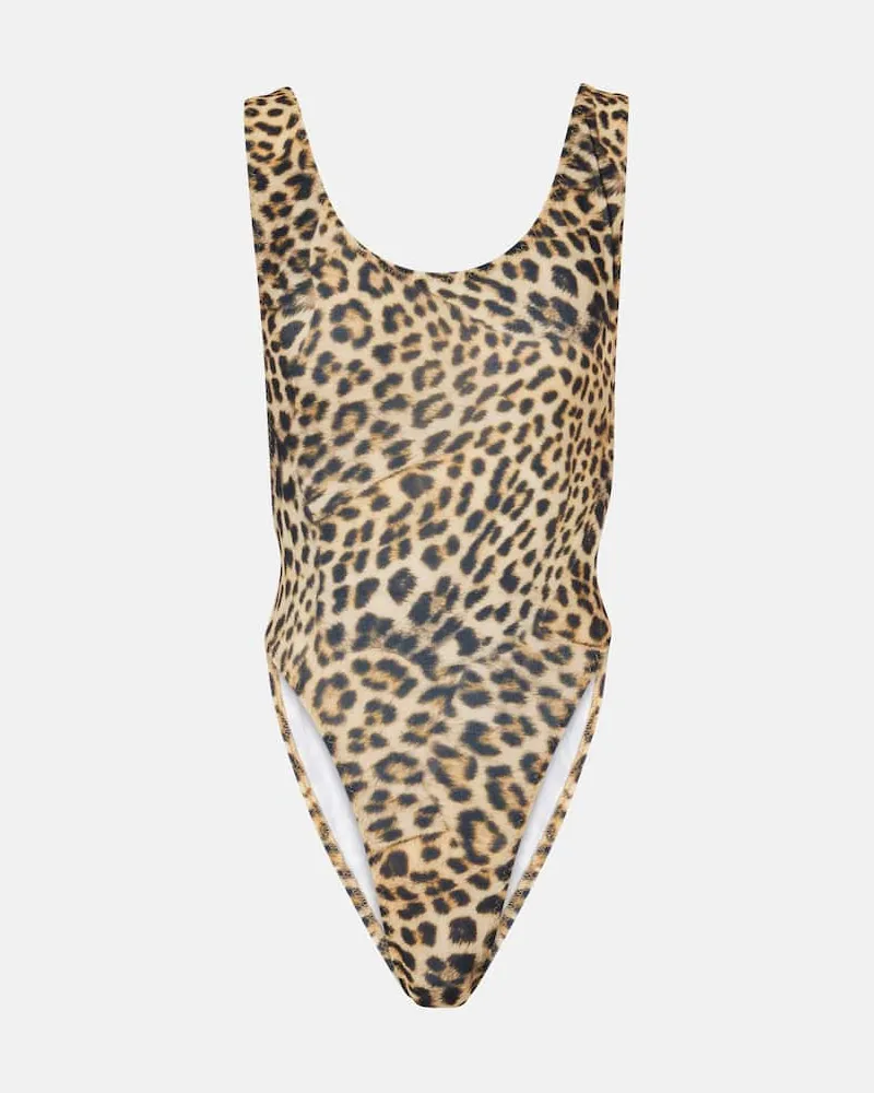 Norma Kamali Costume intero Marissa con stampa Multicolore