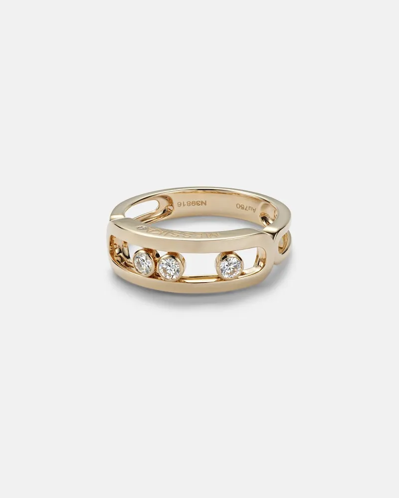 Messika Anello Move Classique in oro 18kt con diamanti Oro