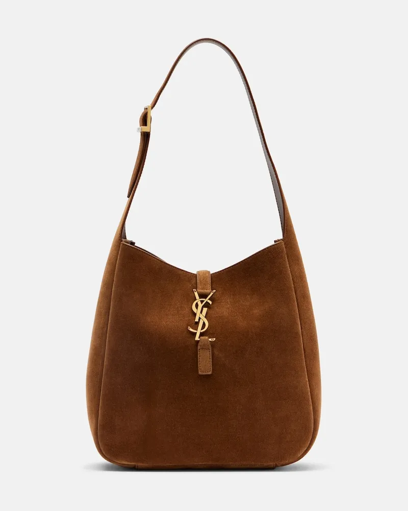 Saint Laurent Borsa a spalla Le 5 Ã  7 Small in pelle Marrone