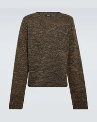 Undercover Pullover in lana con intarsi Marrone