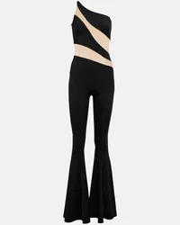 Norma Kamali Jumpsuit Snake in mesh Multicolore