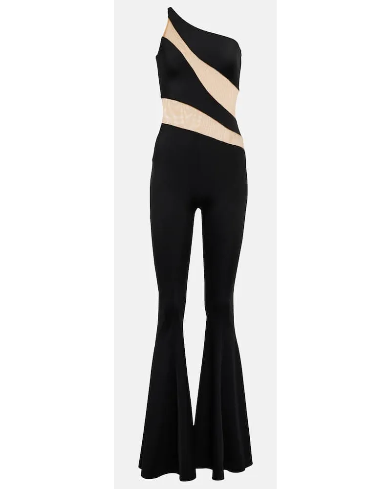 Norma Kamali Jumpsuit Snake in mesh Multicolore