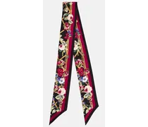 Dolce & Gabbana Foulard in seta con stampa Multicolore