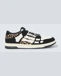 Amiri Sneakers Leopard Skel Top Low in pelle Multicolore