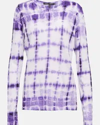 Proenza Schouler Top tie-dye in cotone Multicolore