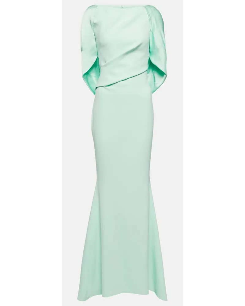 Safiyaa Abito lungo in crÃªpe Verde