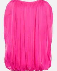 Rick Owens Top in chiffon di seta Rosa