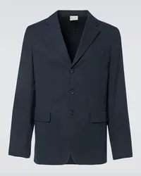 Dries van Noten Blazer in misto cotone Blu