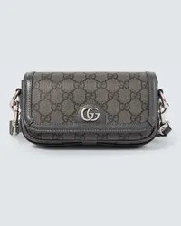 Gucci Borsa a tracolla Ophidia GG Supreme Super Mini Grigio