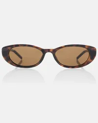 Gucci Occhiali da sole cat-eye Marrone