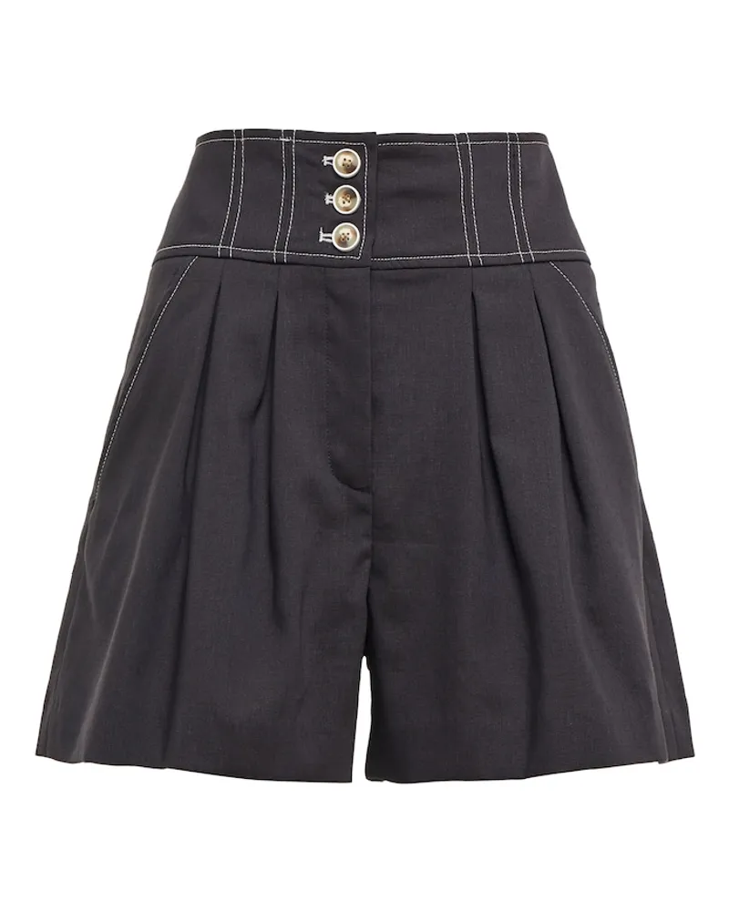 Veronica Beard Shorts Alicia a vita alta Blu