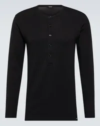 Tom Ford Top in misto cotone Nero