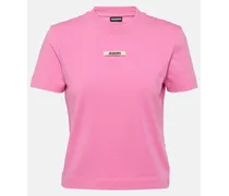 Jacquemus T-shirt Gros Grain in misto cotone Rosa