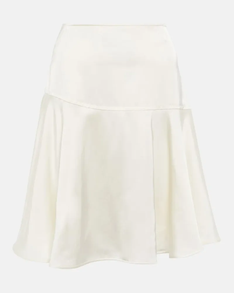 Jil Sander Minigonna a vita alta Bianco