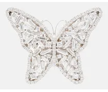 Anello Fireworks Butterfly in oro bianco 18kt con diamanti