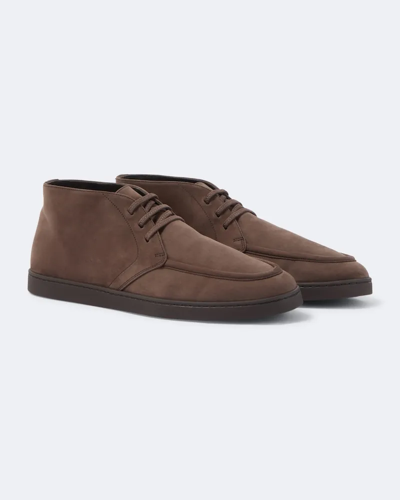 Church's Stivaletti stringati Sutton in nubuck Marrone