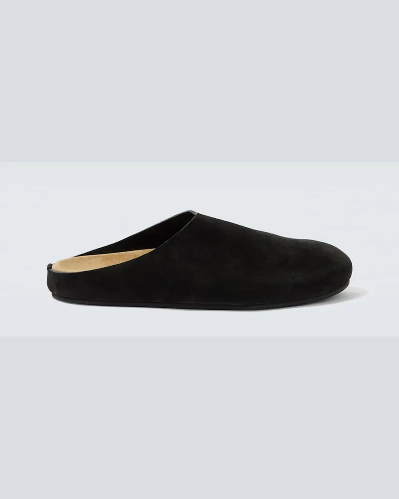 The Row Slip-on New Lucca in suede Nero