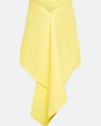 EMILIA WICKSTEAD Sciarpa Rissa in jacquard floreale Giallo