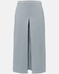 Max Mara Pantaloni culottes Quid in misto cotone Grigio