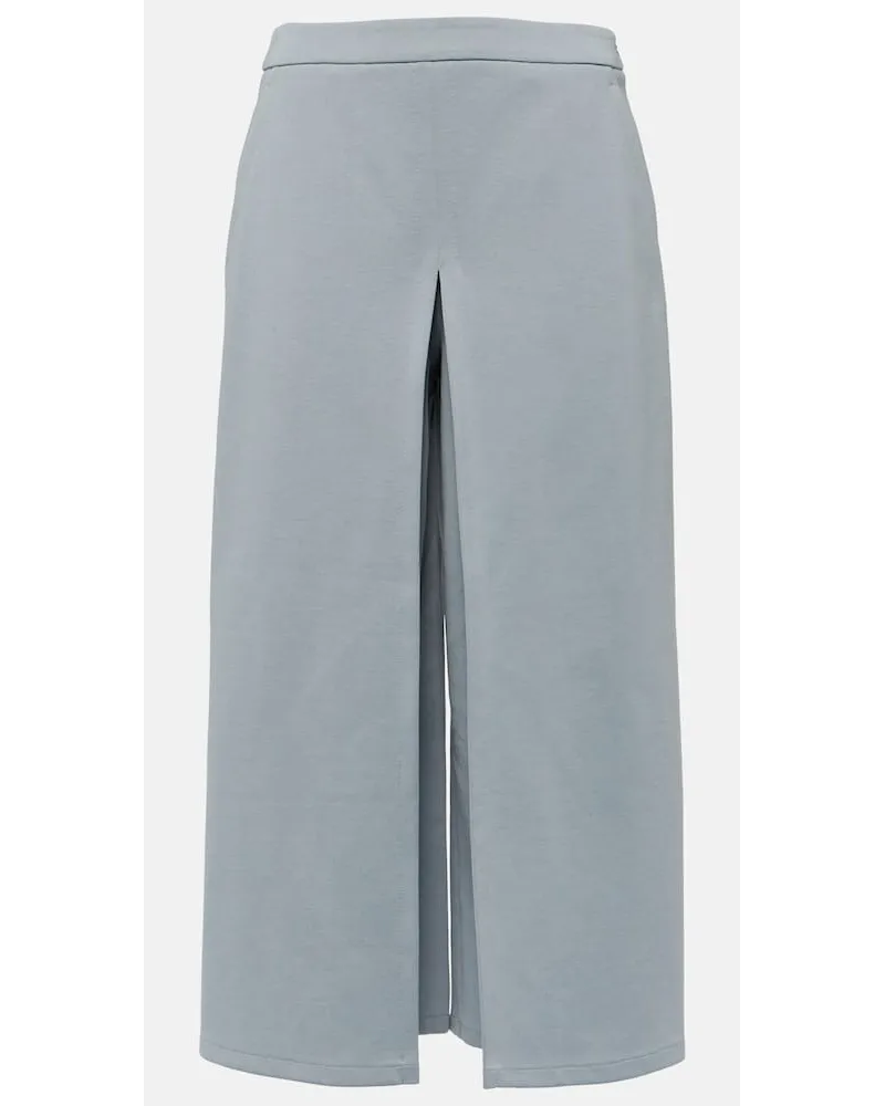 Max Mara Pantaloni culottes Quid in misto cotone Grigio